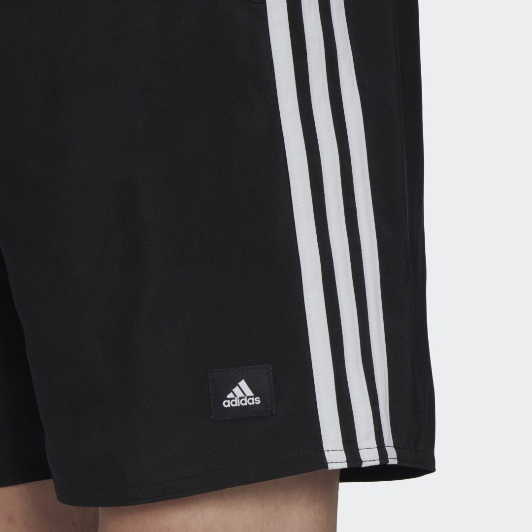 

adidas Shorts de Natación CLX 3 Rayas Hombre, Blanco