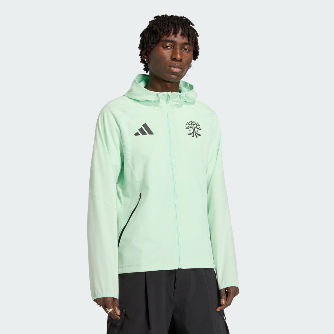 Austin FC Tiro Travel Full Zip Windbreaker