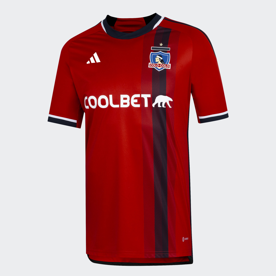 

adidas Camiseta Uniforme Visitante Colo-Colo 23/24 Camiseta Uniforme Visitante Colo-Colo 23/24 Hombre  - Hombre Fútbol, Rojo