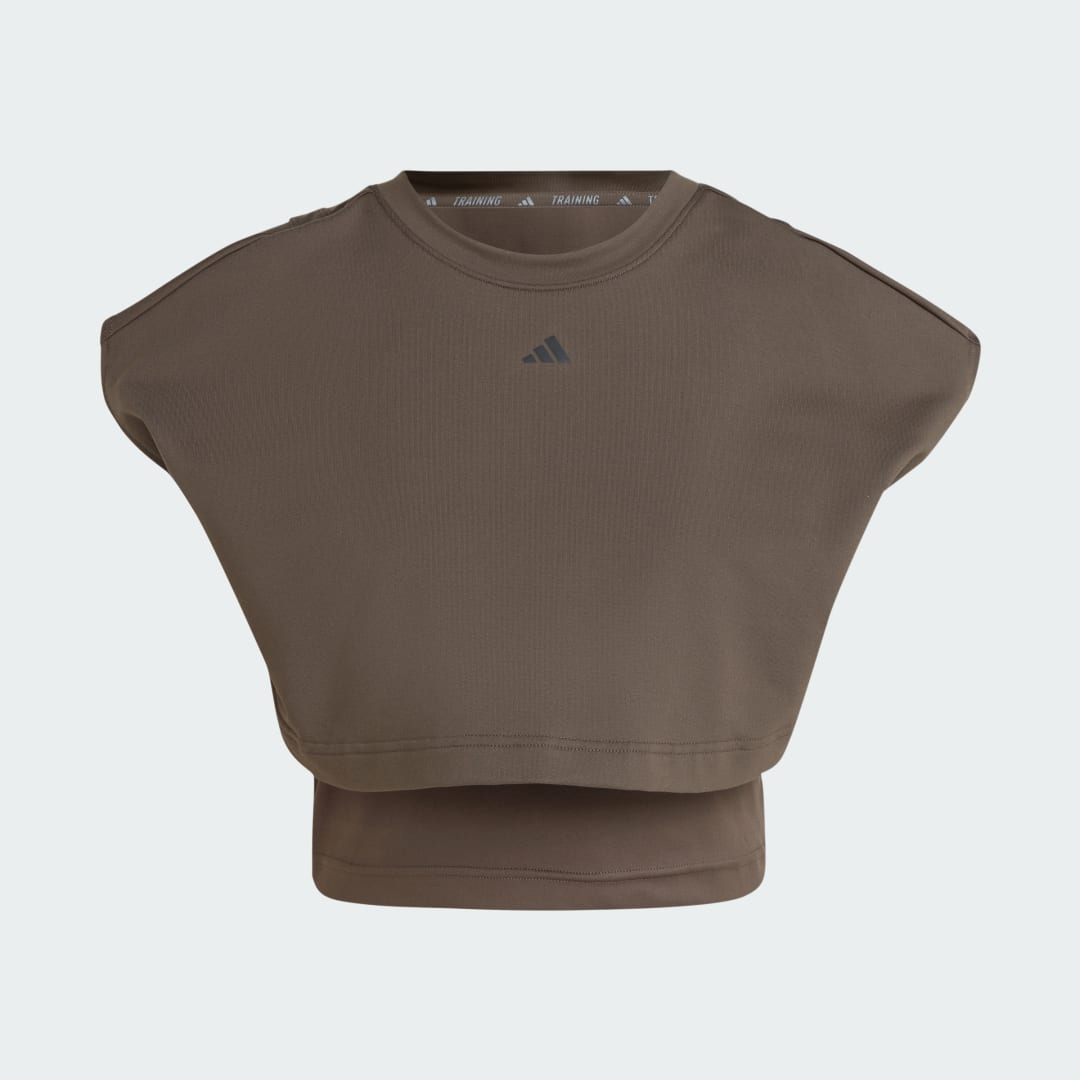 Adidas Power Boxy French Terry 3-Stripes Tanktop