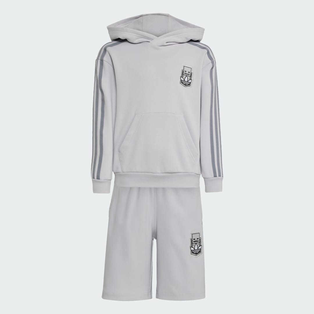 Adidas x Minecraft Hoodie Short Set Kids