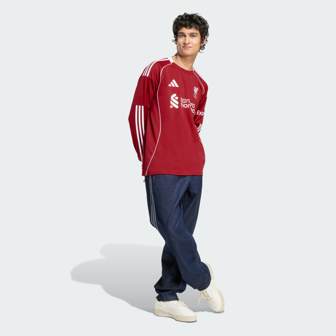 Adidas Liverpool FC 25 26 Thuisshirt met Lange Mouwen