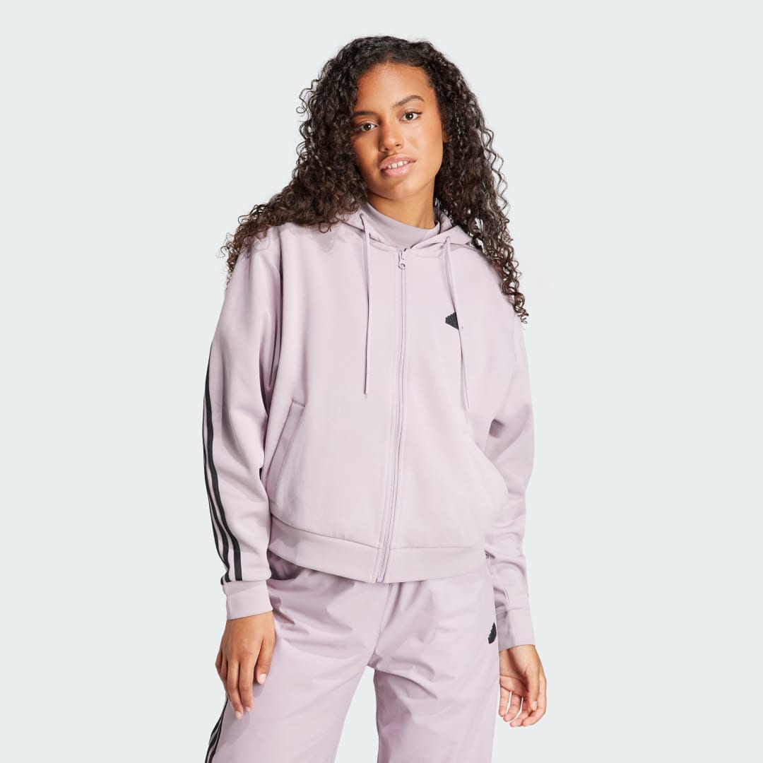 adidas Future Icons 3-Stripes Full Zip Hoodie