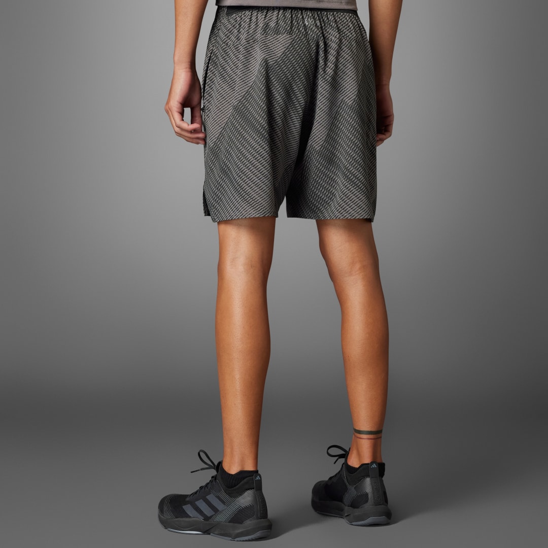 Adidas Performance Designed for Training HIIT Workout HEAT.RDY Print Shorts
