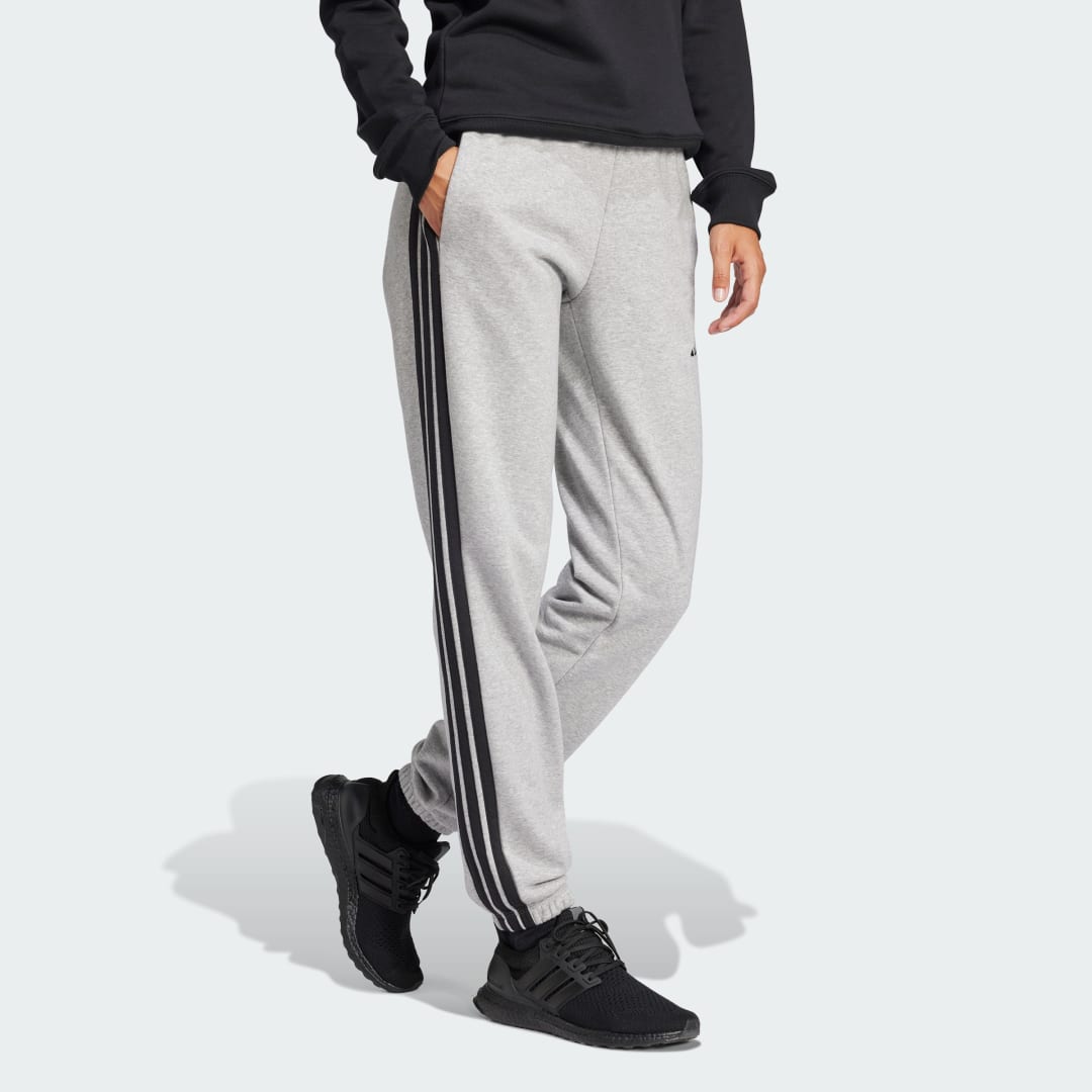Adidas Essentials 3-Stripes French Terry Cuffed Broek