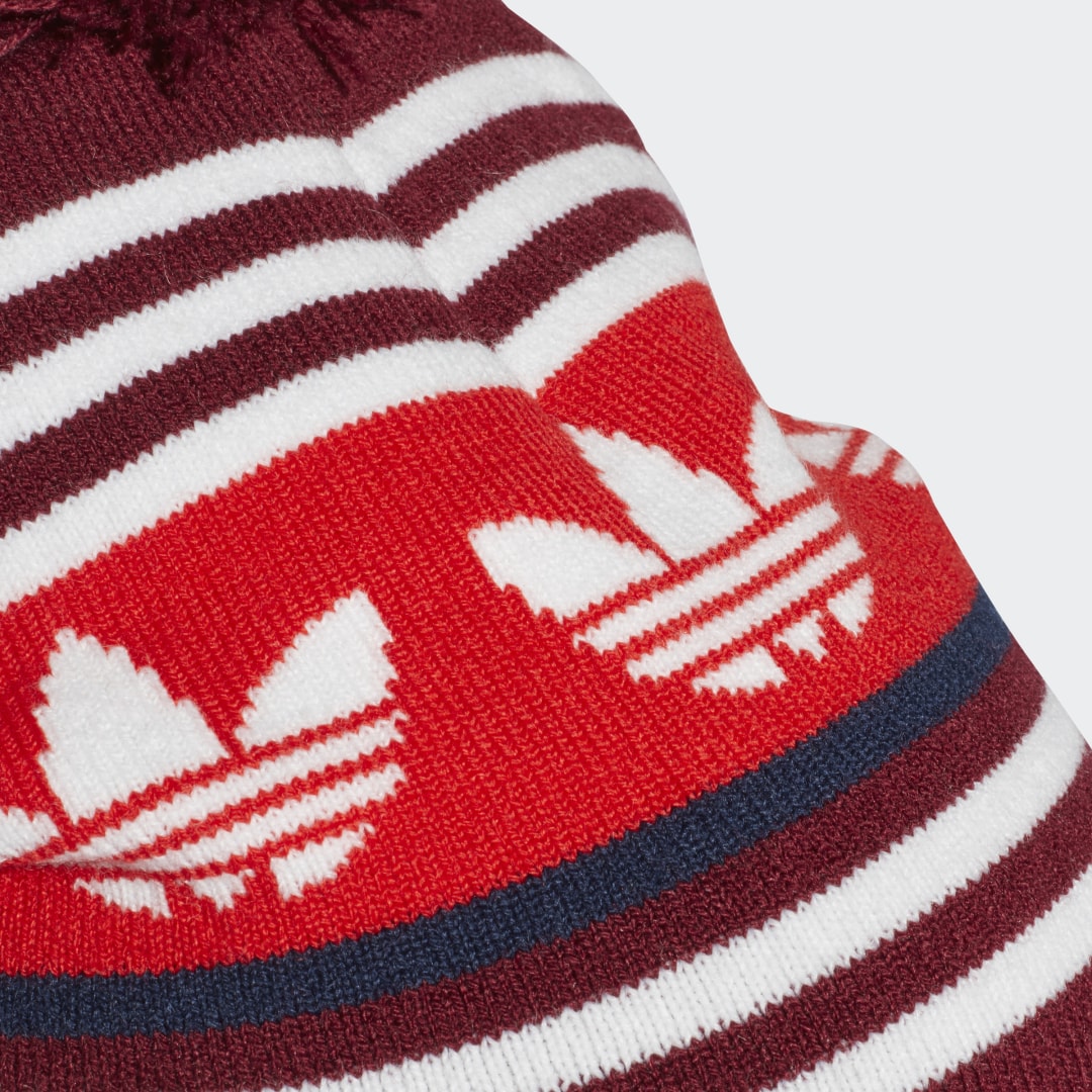 adidas Adicolor Jacquard Pompom Beanie | GD4595 | FOOTY.COM