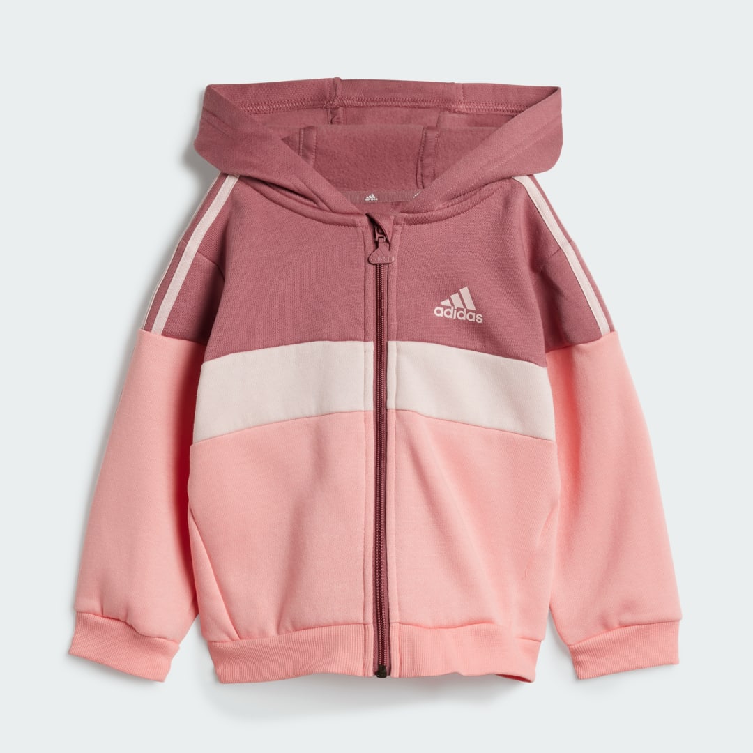 Adidas Tiberio 3-Stripes Colorblock Fleece Trainingspak Kids