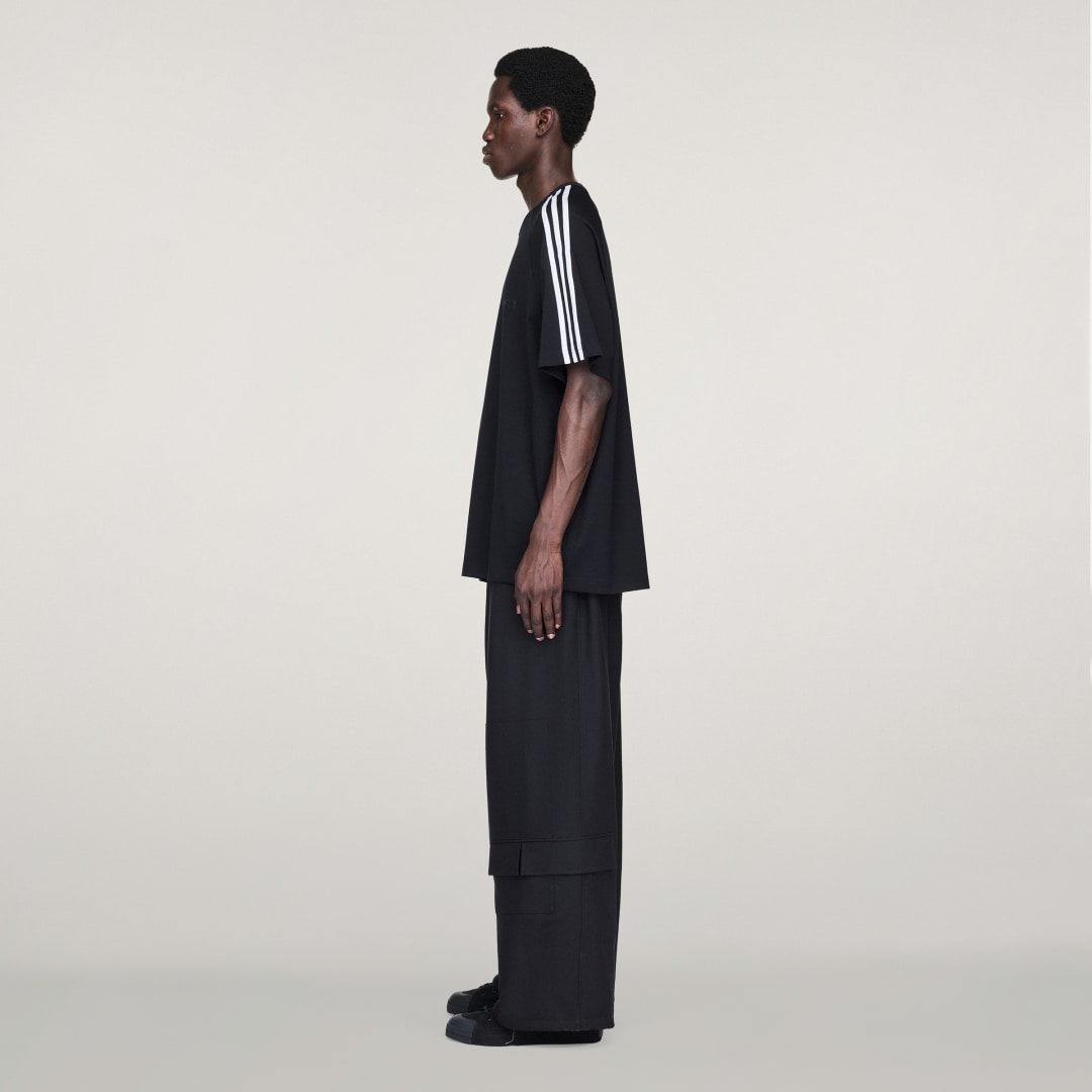 Adidas Y-3 Short Sleeve 3-Stripes T-shirt