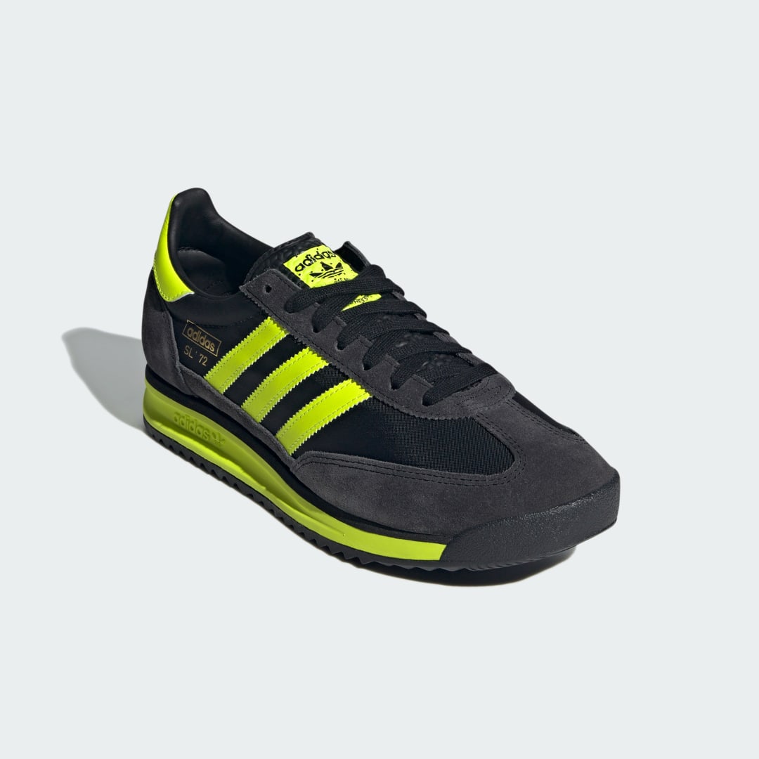 Adidas SL 72 sneaker Core Black / Solar Yellow / Gold Metallic