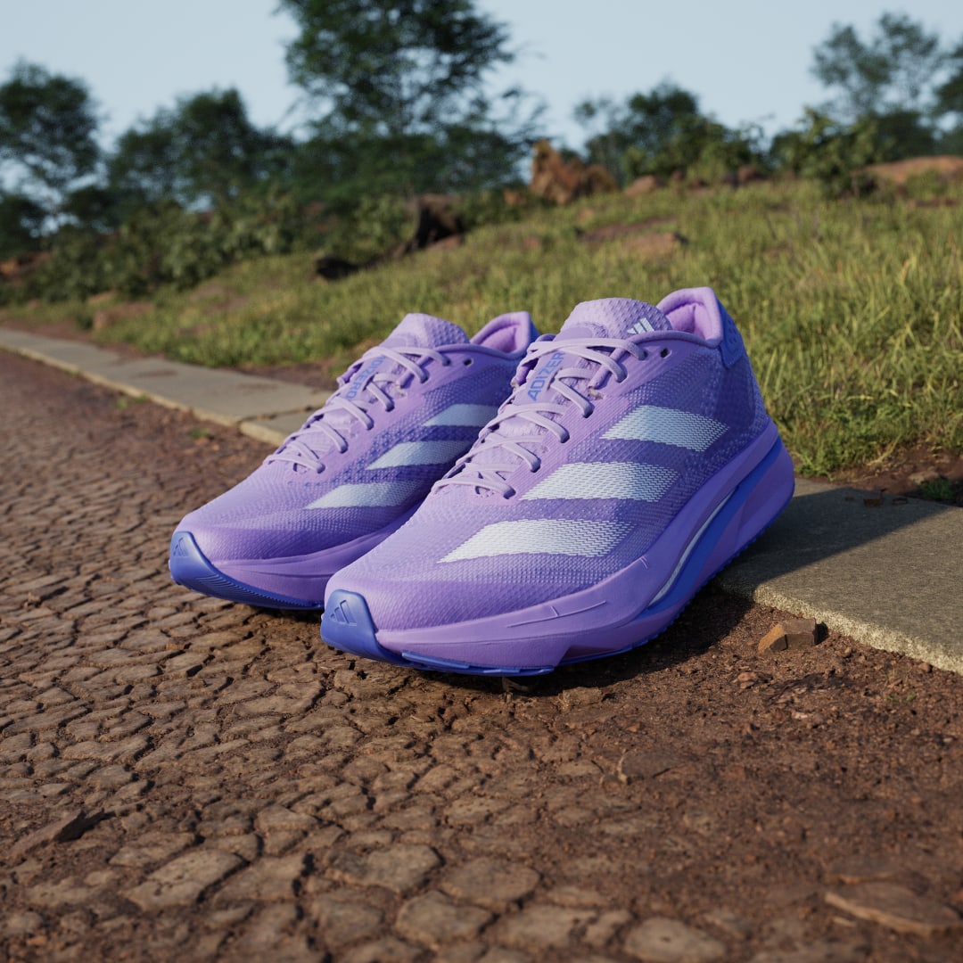 Adidas  sneaker Violet Fusion / Lucid Lemon / Cobalt Blue