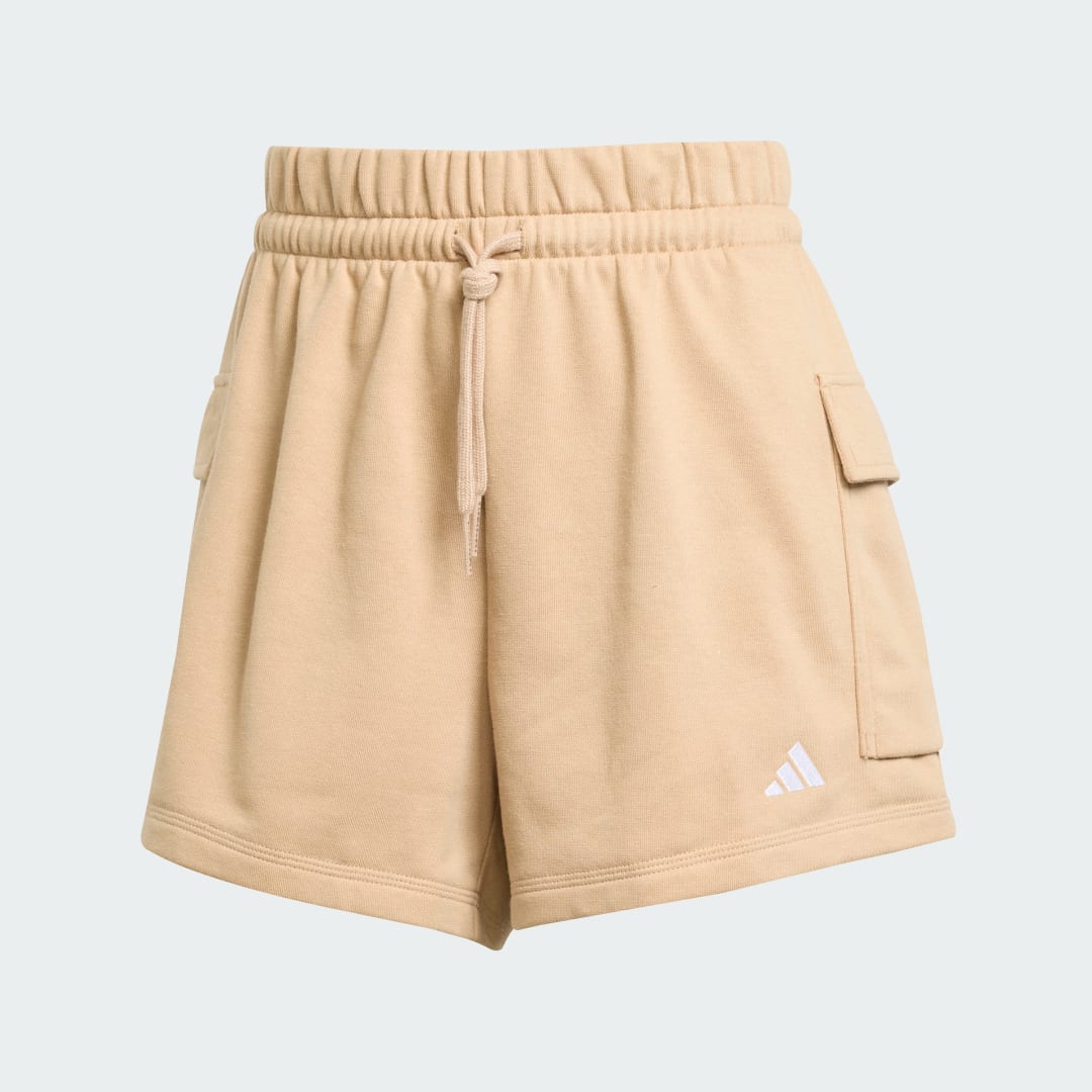 Adidas Essentials Small Logo French Terry Cargo Short
