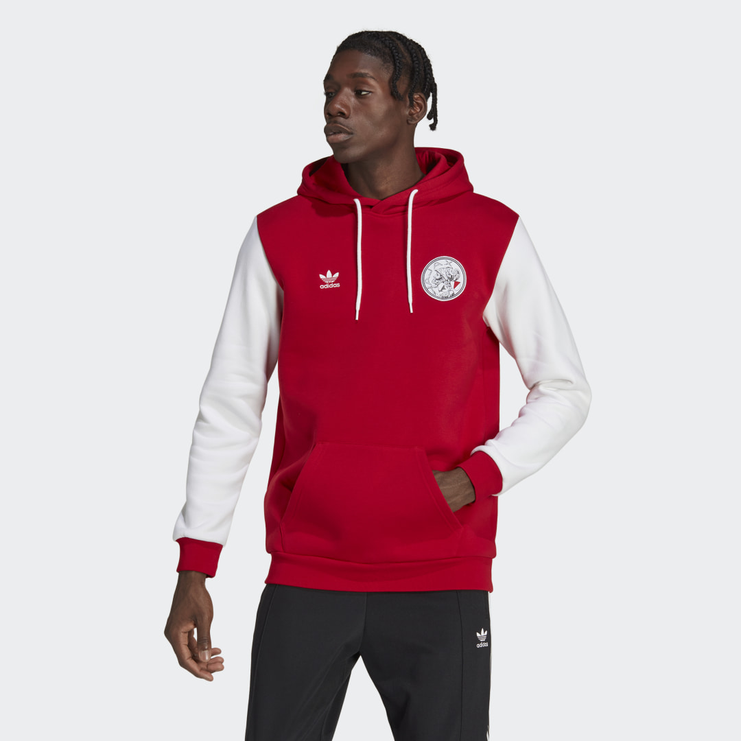 Trefoil online hoodie red