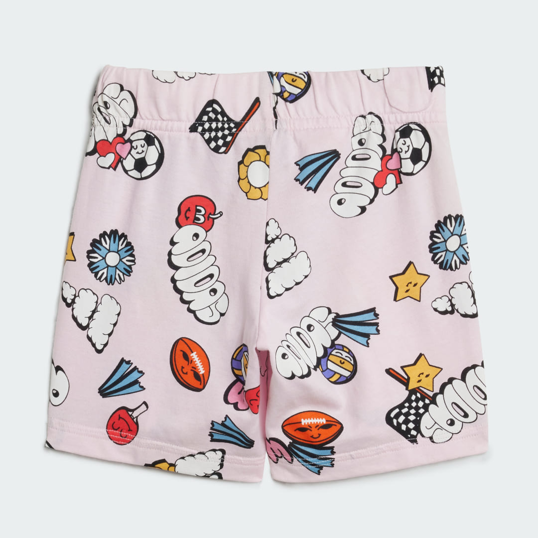 Adidas Seasonal Essentials Fun Allover Print Setje Kids