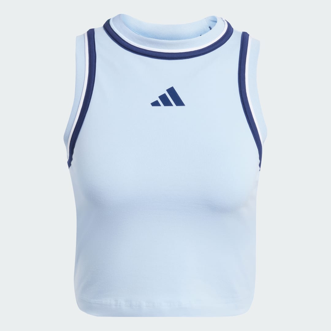 Adidas Essentials Color-Pop Cotton Crop Tanktop