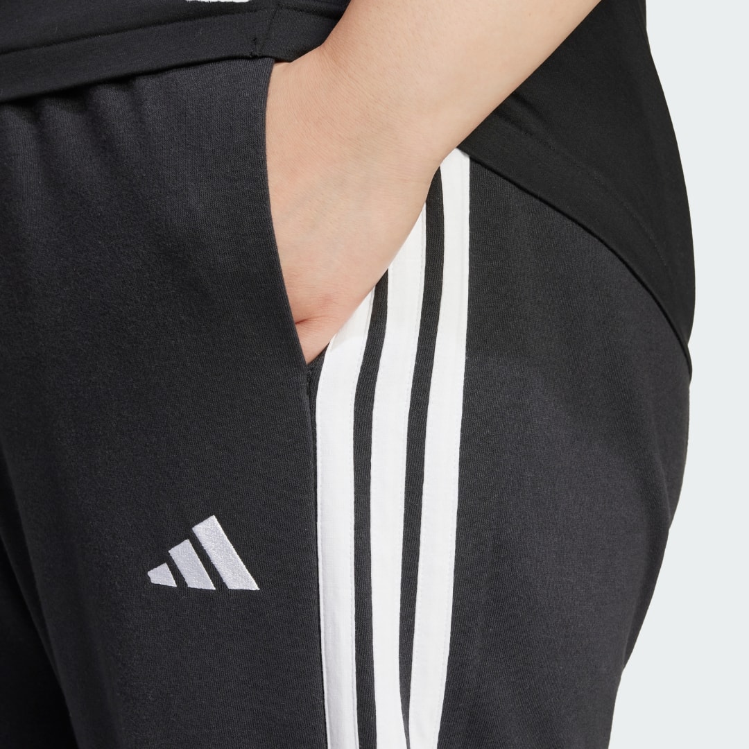 Adidas Essentials 3-Stripes French Terry Cuffed Broek