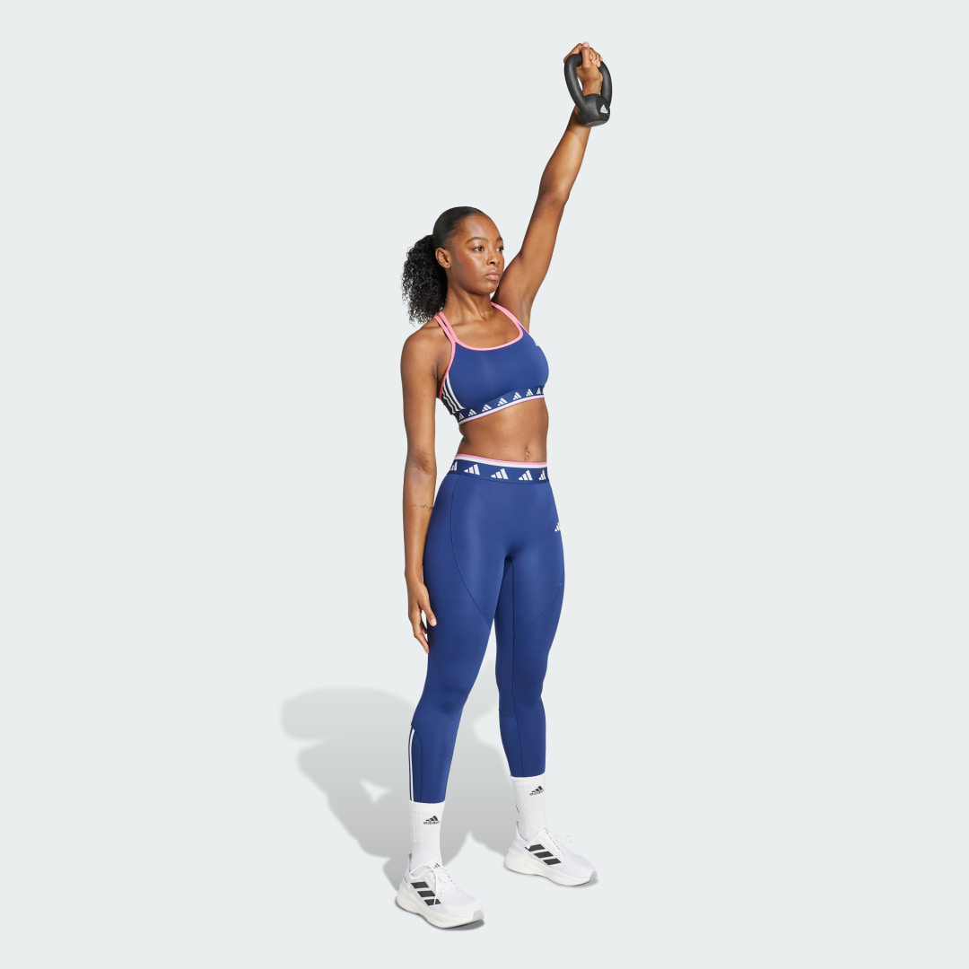 Adidas Hyperglam Double Strap Color Pop Bralette