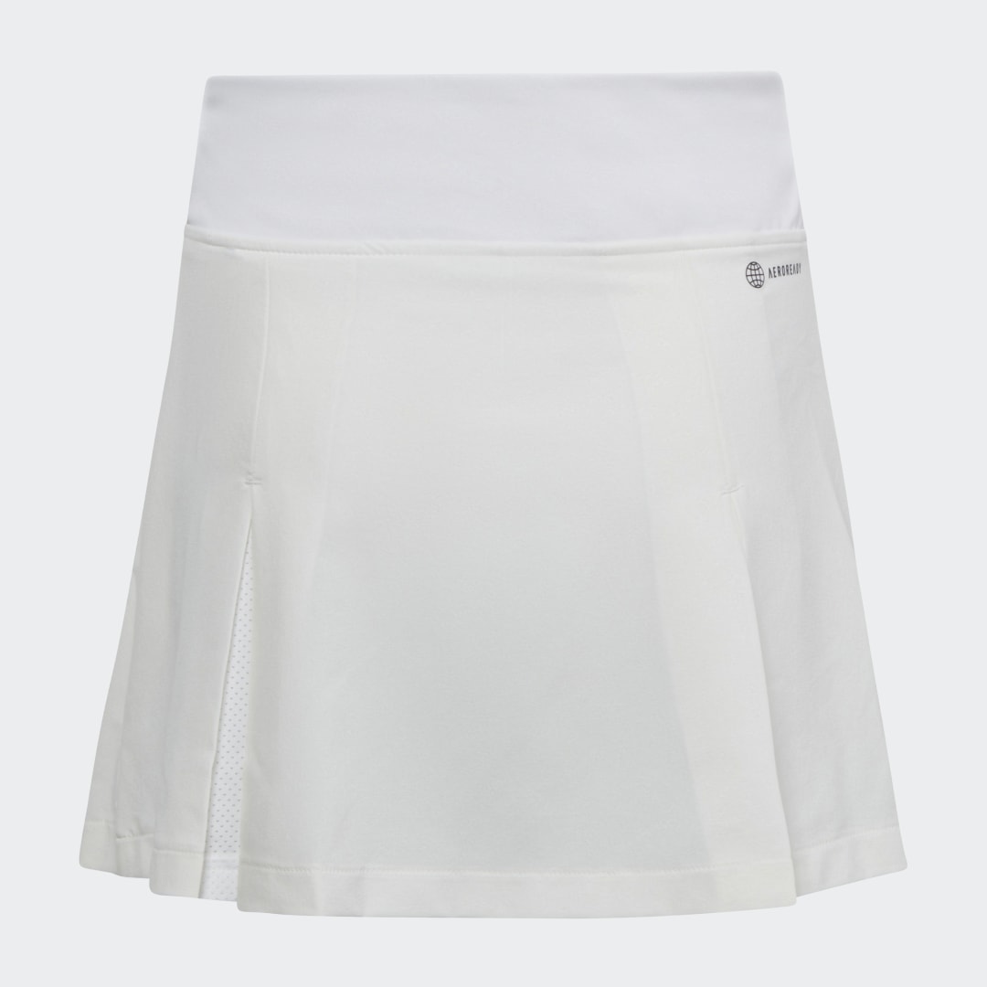 

adidas Falda Plisada de Tenis Club Niño, Blanco