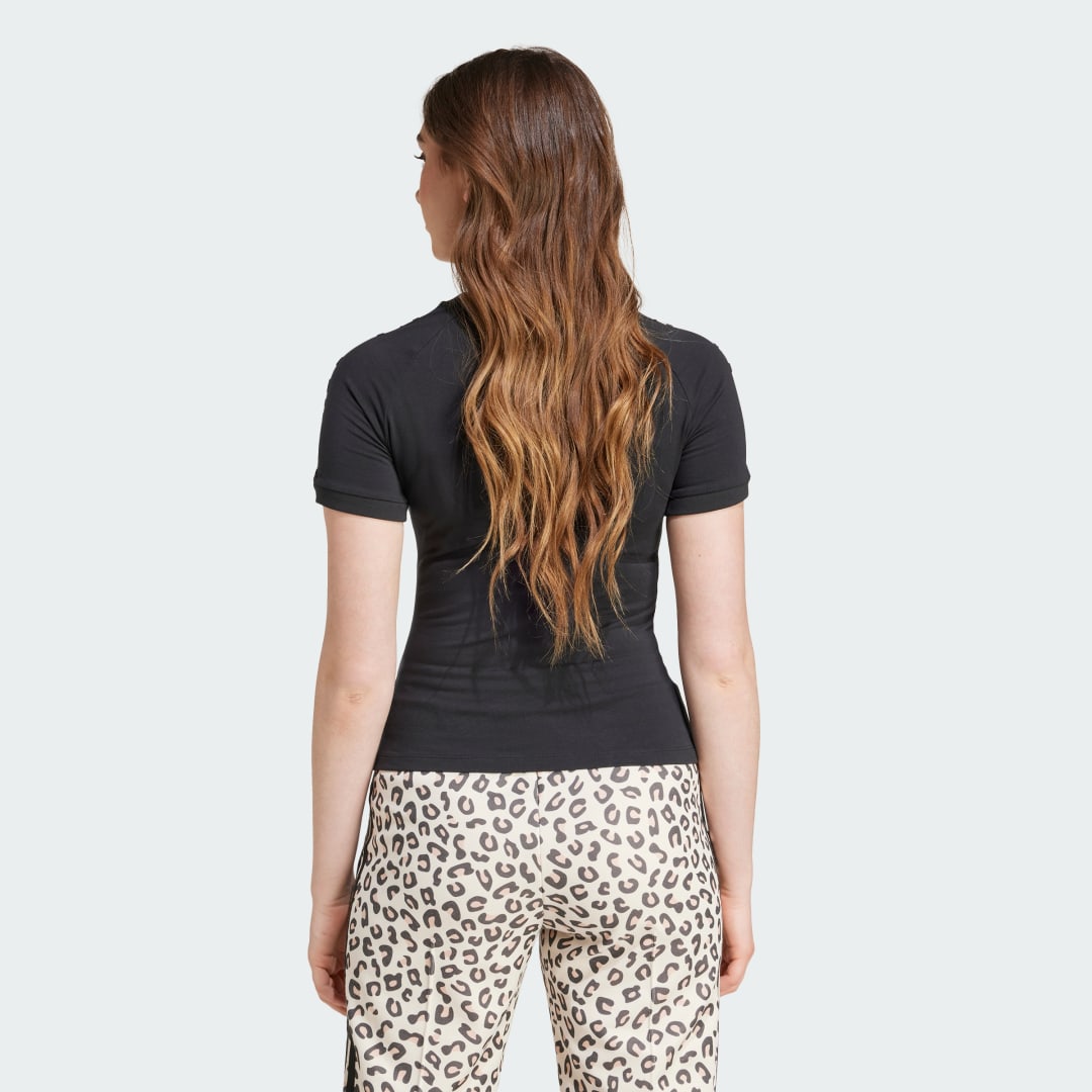 Adidas Leopard 3-Stripes T-shirt