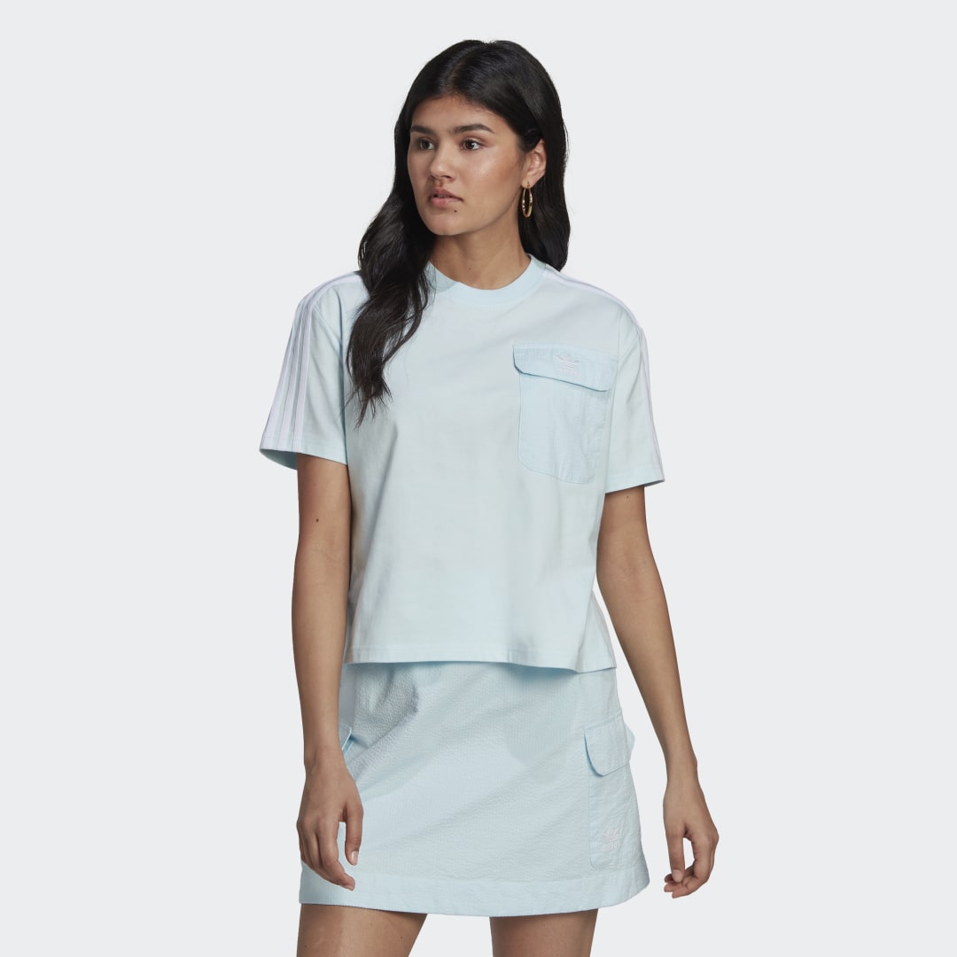 Adicolor Classics Poplin Back Loose T-shirt Adicolor Classics Poplin Back Loose T-shirt