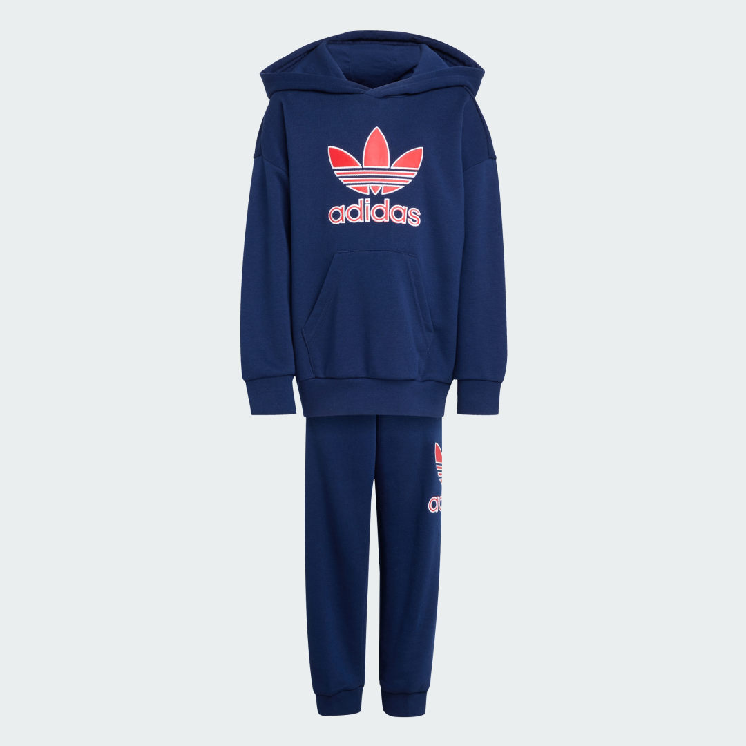Adidas Big Logo Hoodie Set Kids