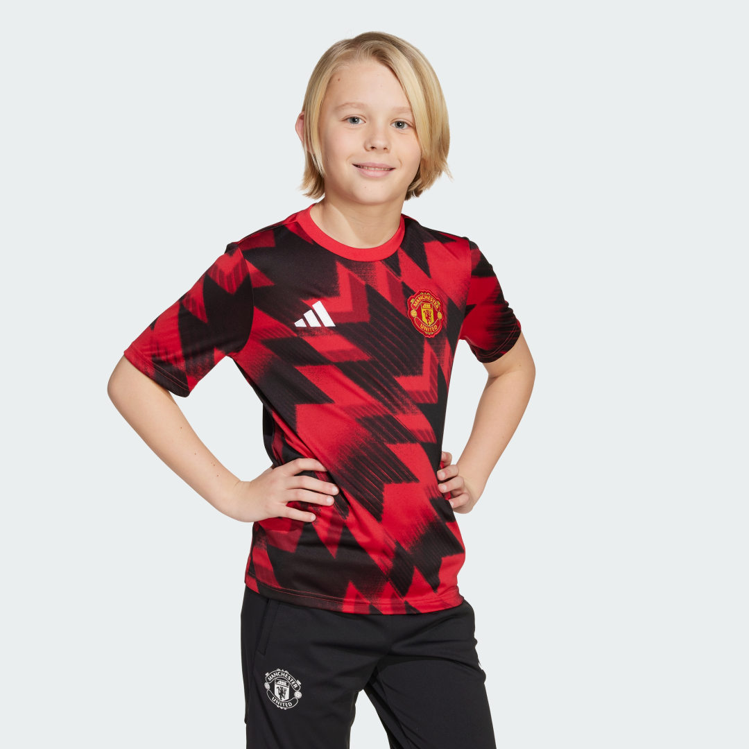 Adidas chester United 25 26 Pre-Match Voetbalshirt Kids