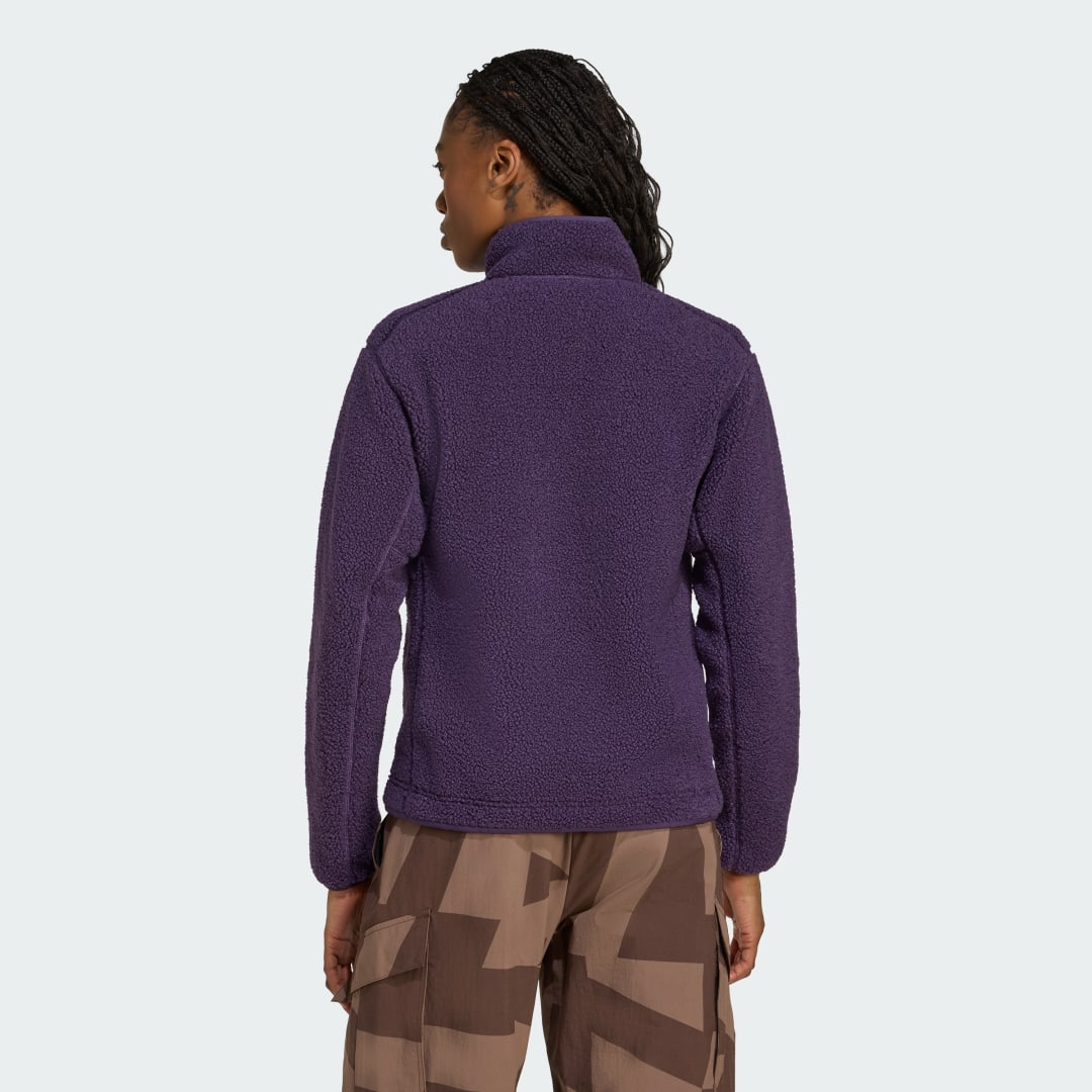 Adidas Terrex Xploric High Pile Fleece Pullover Sweatshirt