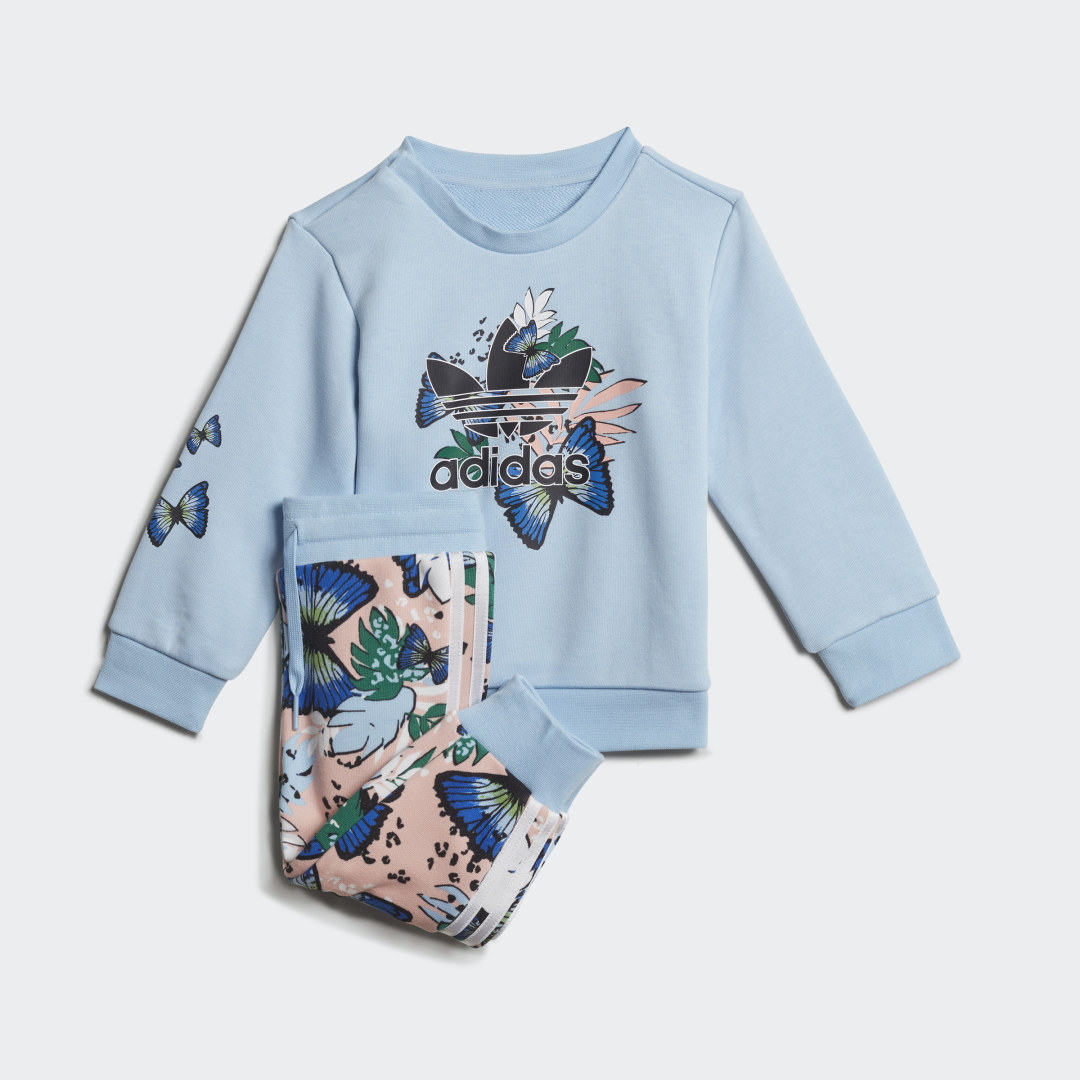 фото Комплект: свитшот и брюки her studio london animal flower print adidas originals