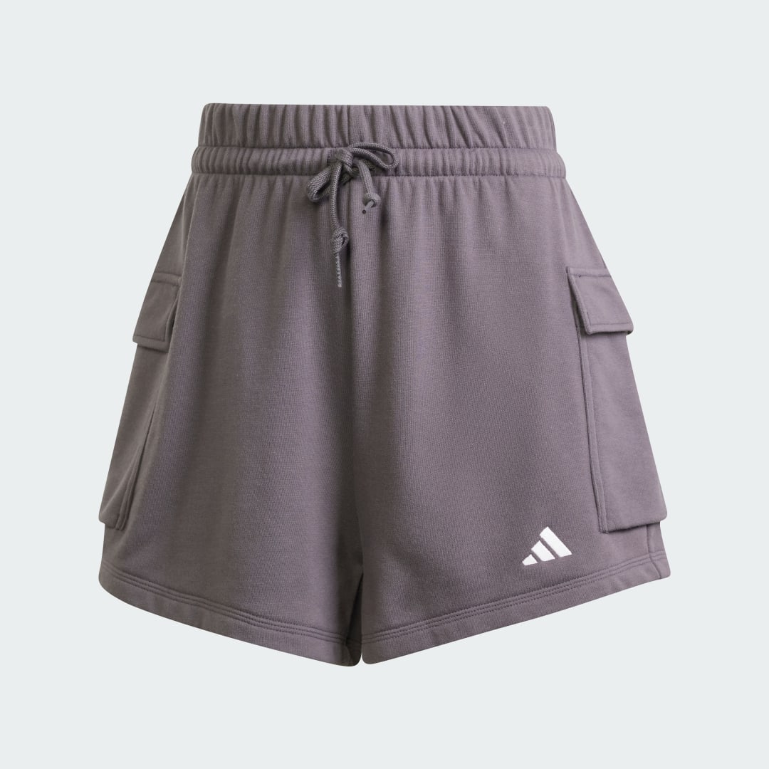 Adidas Essentials Small Logo French Terry Cargo Short