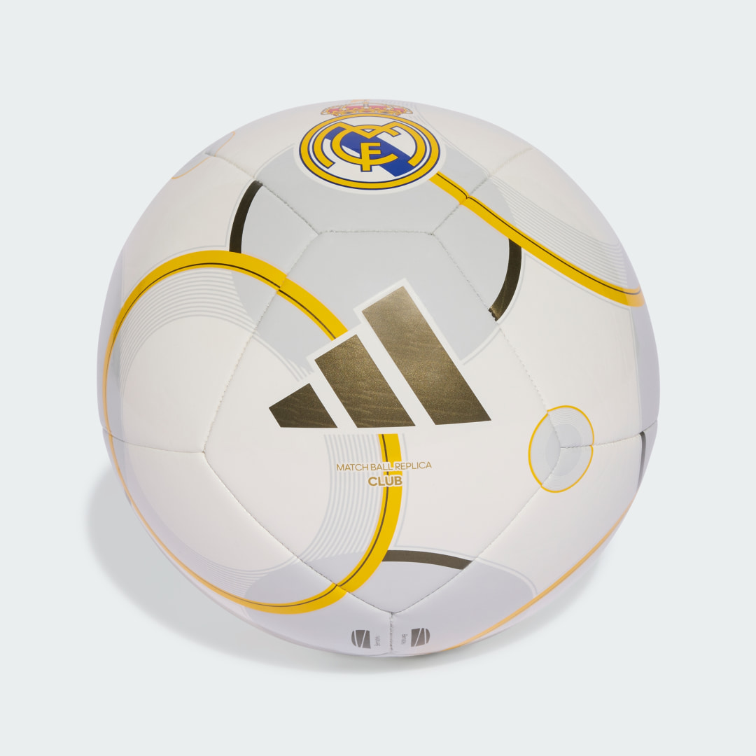Bola Club com as Cores Principais do Real Madrid