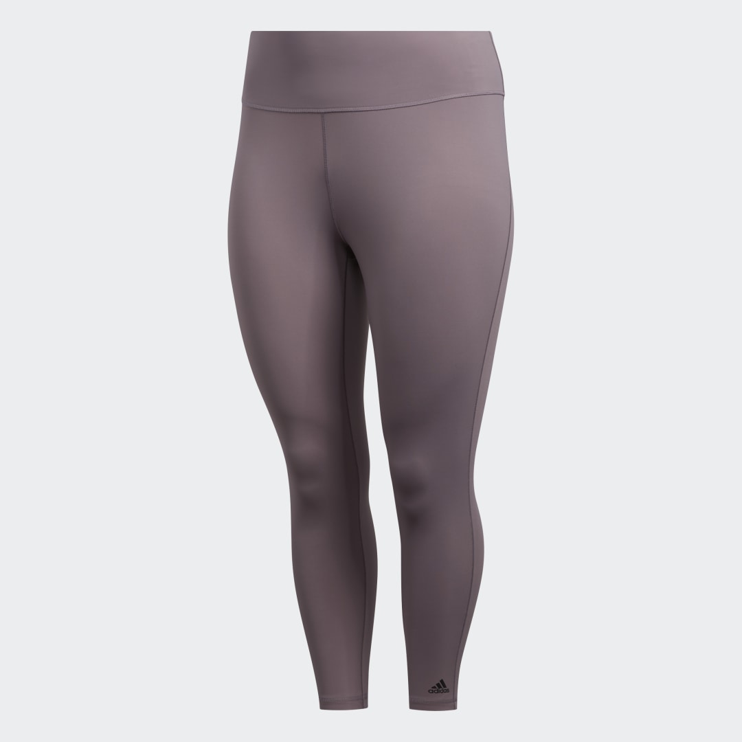 

adidas Mallas 7/8 Believe This Solid Corte Alto​ (Plus Size) Mujer, Legacy morado