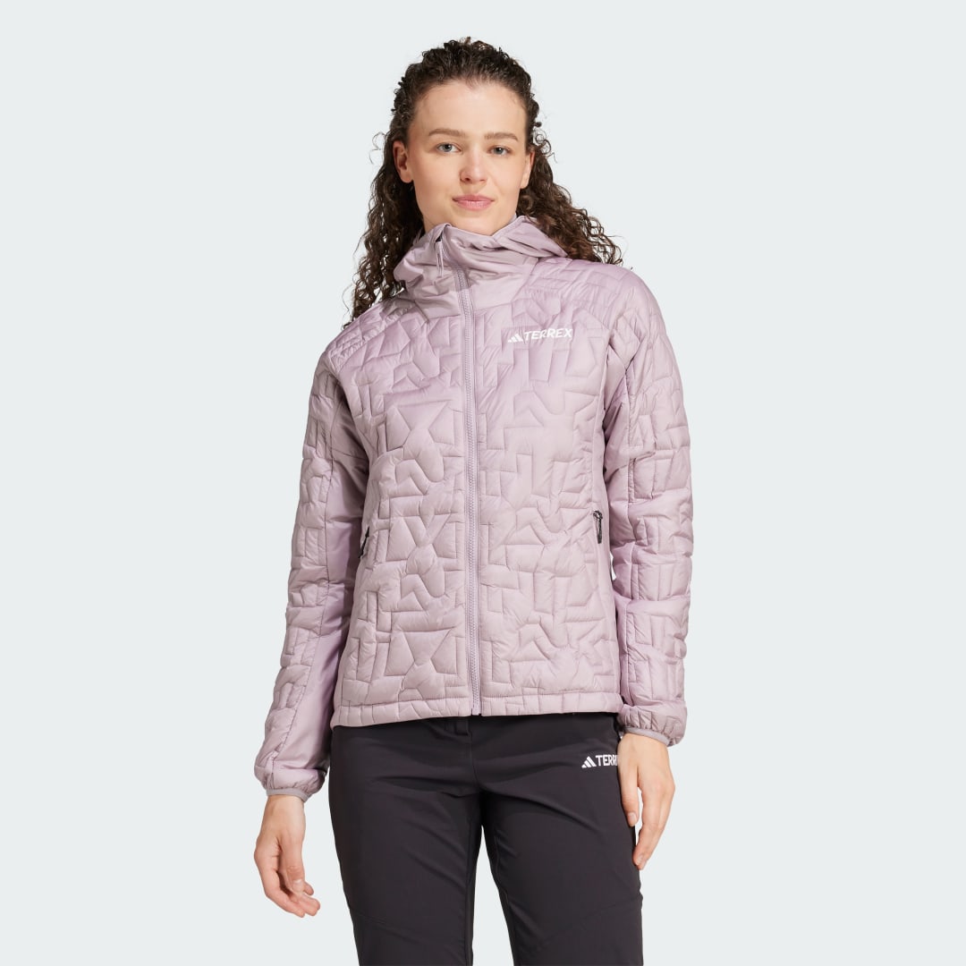 Adidas Terrex Xperior PrimaLoft Loose Fill Insulated Capuchonjack Paars- Dames Paars