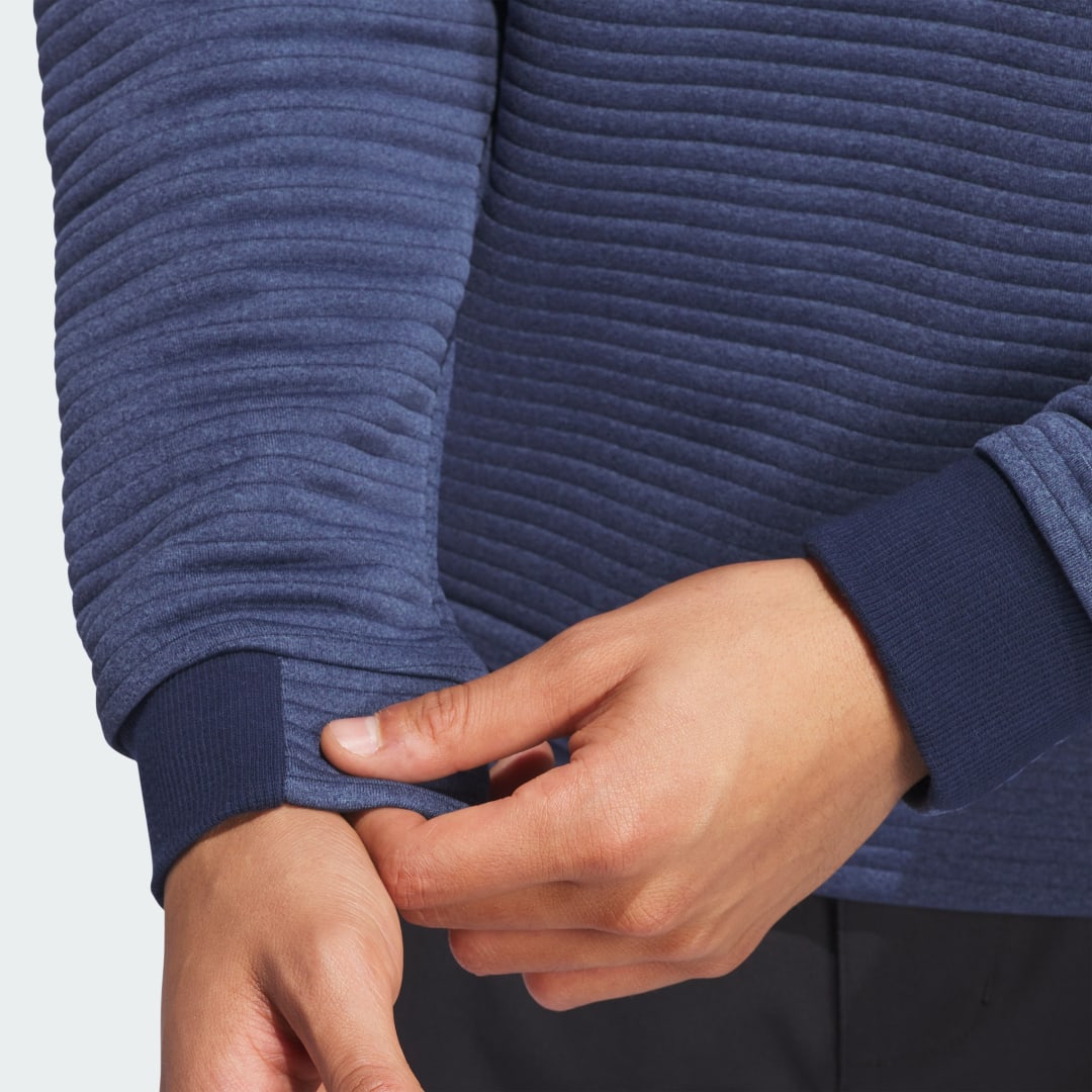 Adidas Ultimate365 DWR Textured Pullover met Korte Rits