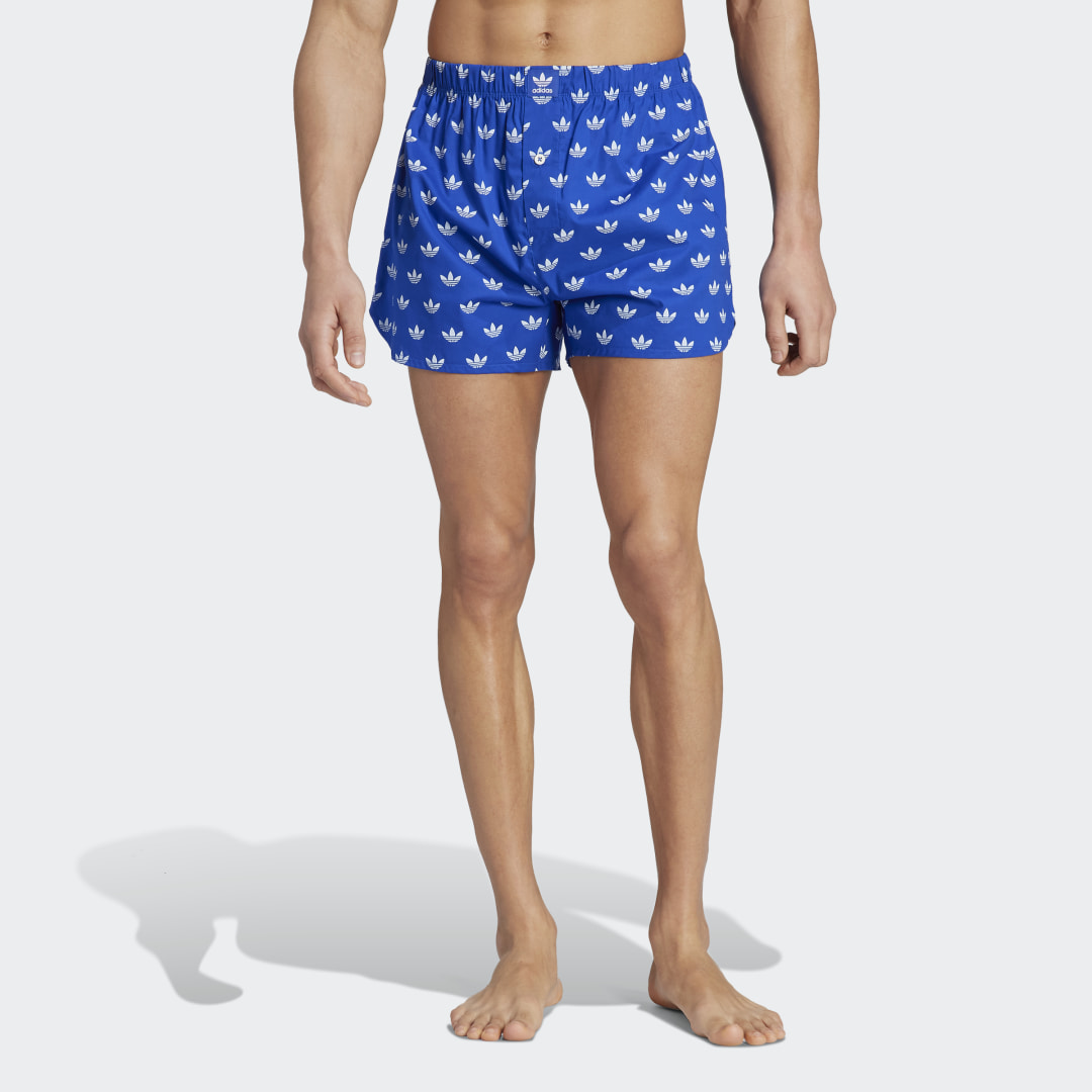 Image of adidas Comfort Core Cotton Icon Woven Boxer Underwear Multicolor S - Men Lifestyle Underwear