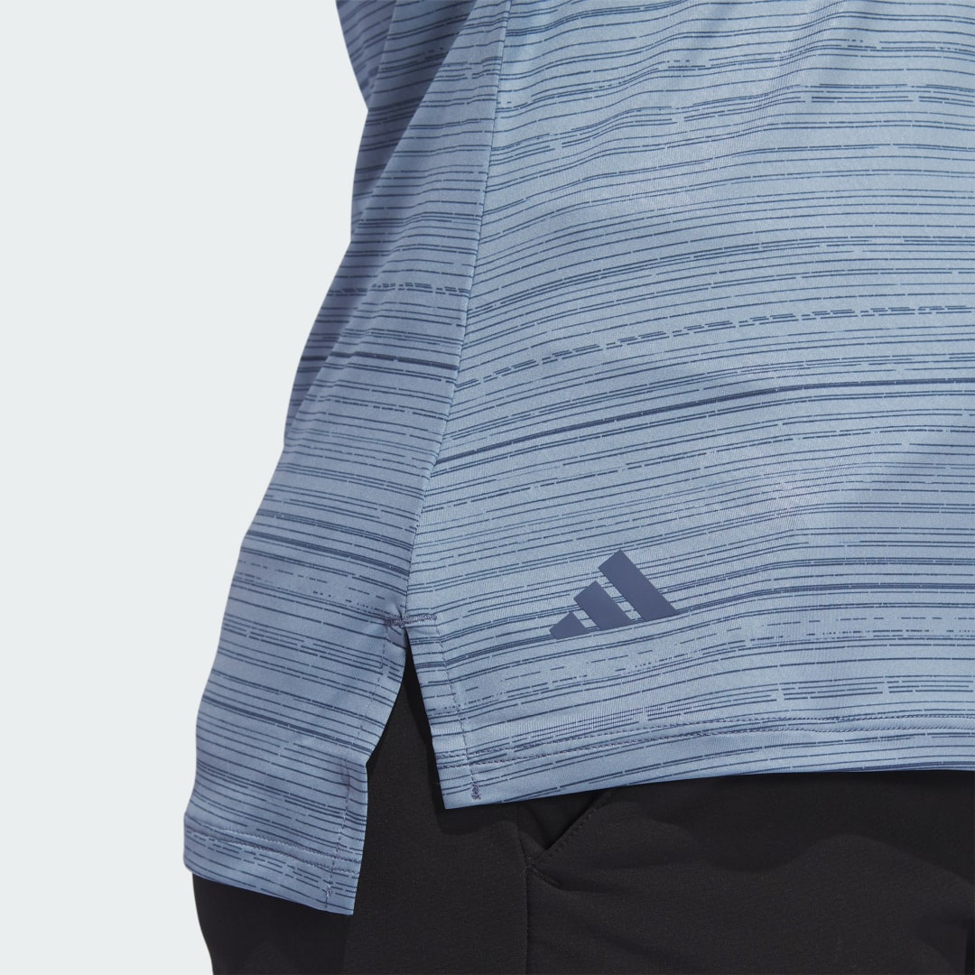 Adidas Ultimate365 Stripe Mouwloos Poloshirt
