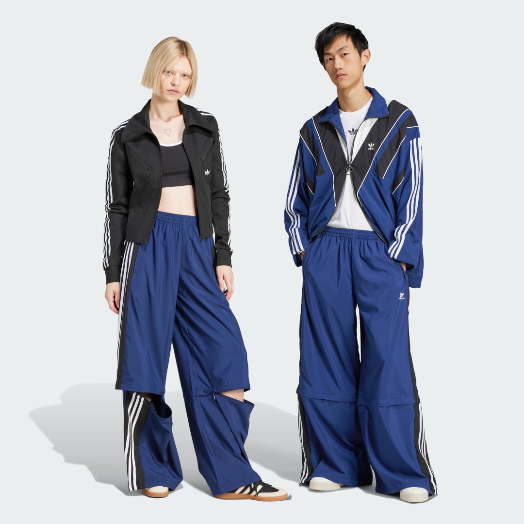 Adidas Originals Wijde broek Blue Unisex