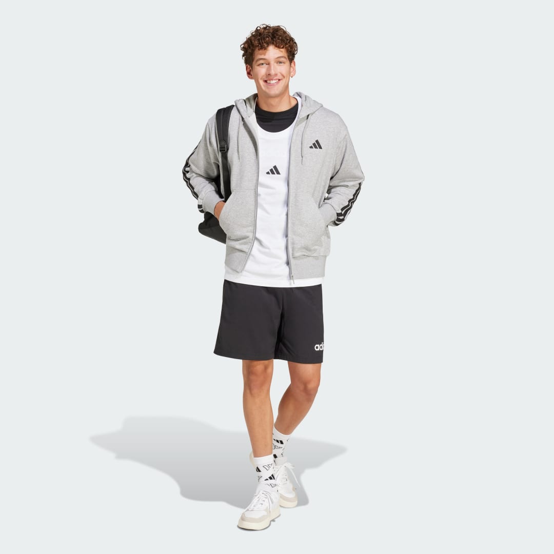 Adidas Essentials 3-Stripes French Terry Ritshoodie