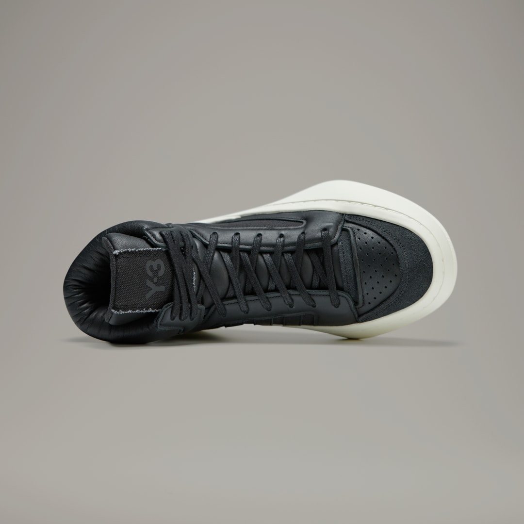 

adidas Tenis Altos Y-3 Centennial Unisex, Negro/negro/off blanco