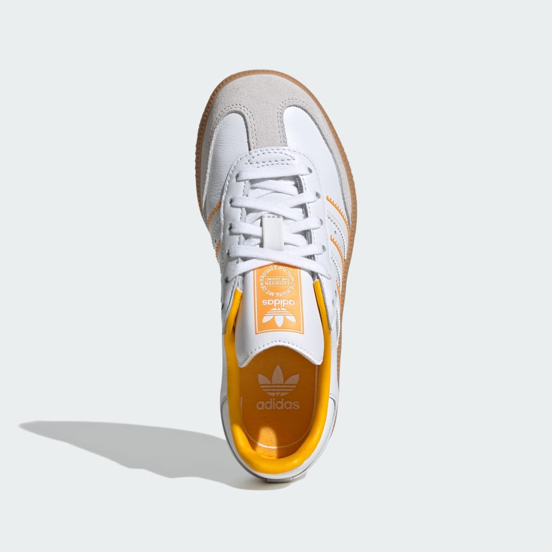 

adidas Tenis Samba OG Para Niños, Crystal blanco/blanco/crew amarillo