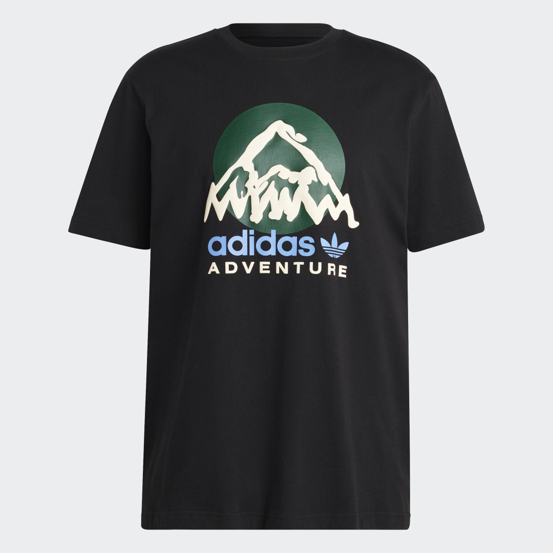 T shirt adidas ic2361 adv mountain tee nero EU - vue 2