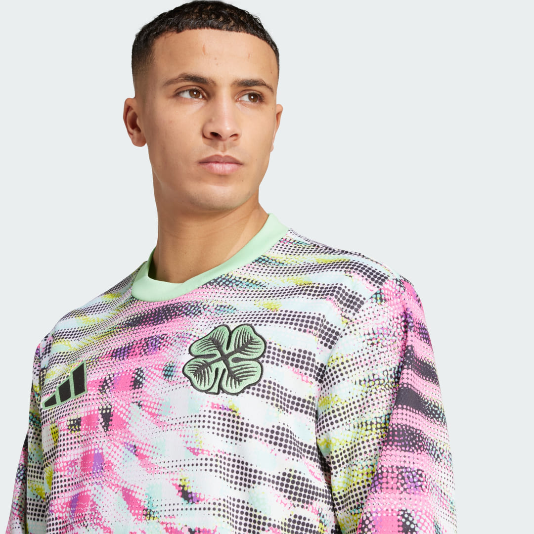 Adidas Celtic FC 25 26 Pre-Match Warm Longsleeve
