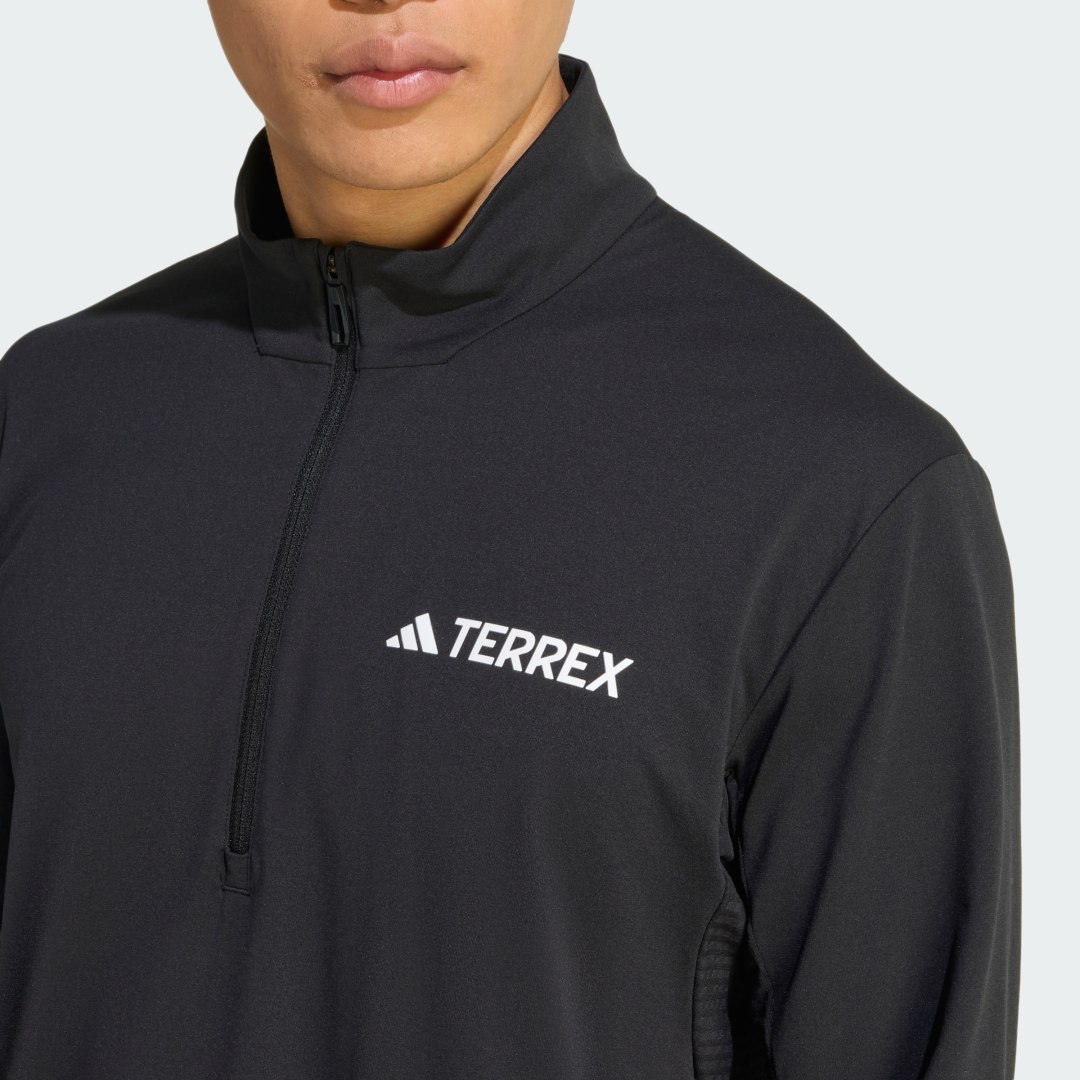 Adidas Terrex Xperior Longsleeve met halflange rits