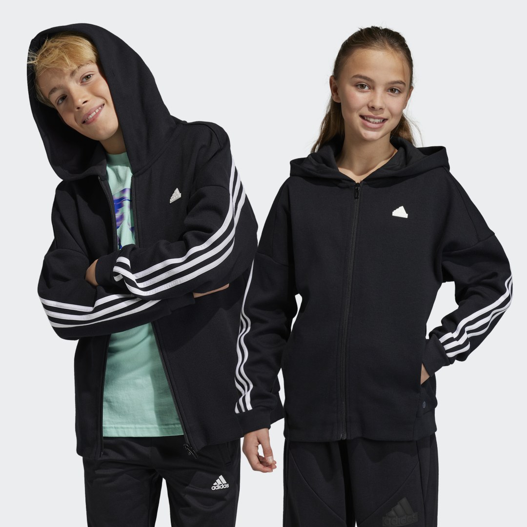 adidas Future Icons 3-Stripes Full-Zip Hooded Track Top Kids
