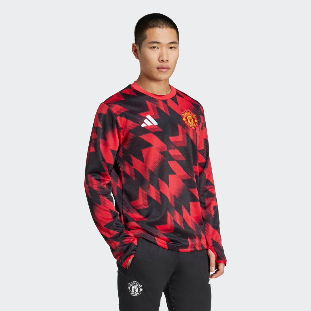 Adidas Manchester United 25 26 Pre-Match Warm Shirt