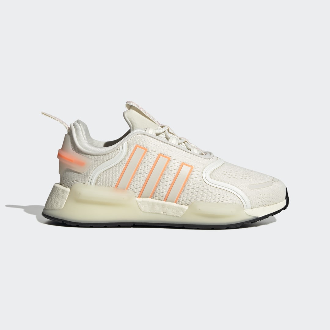 Adidas NMD damessneaker oranje, wit en rood