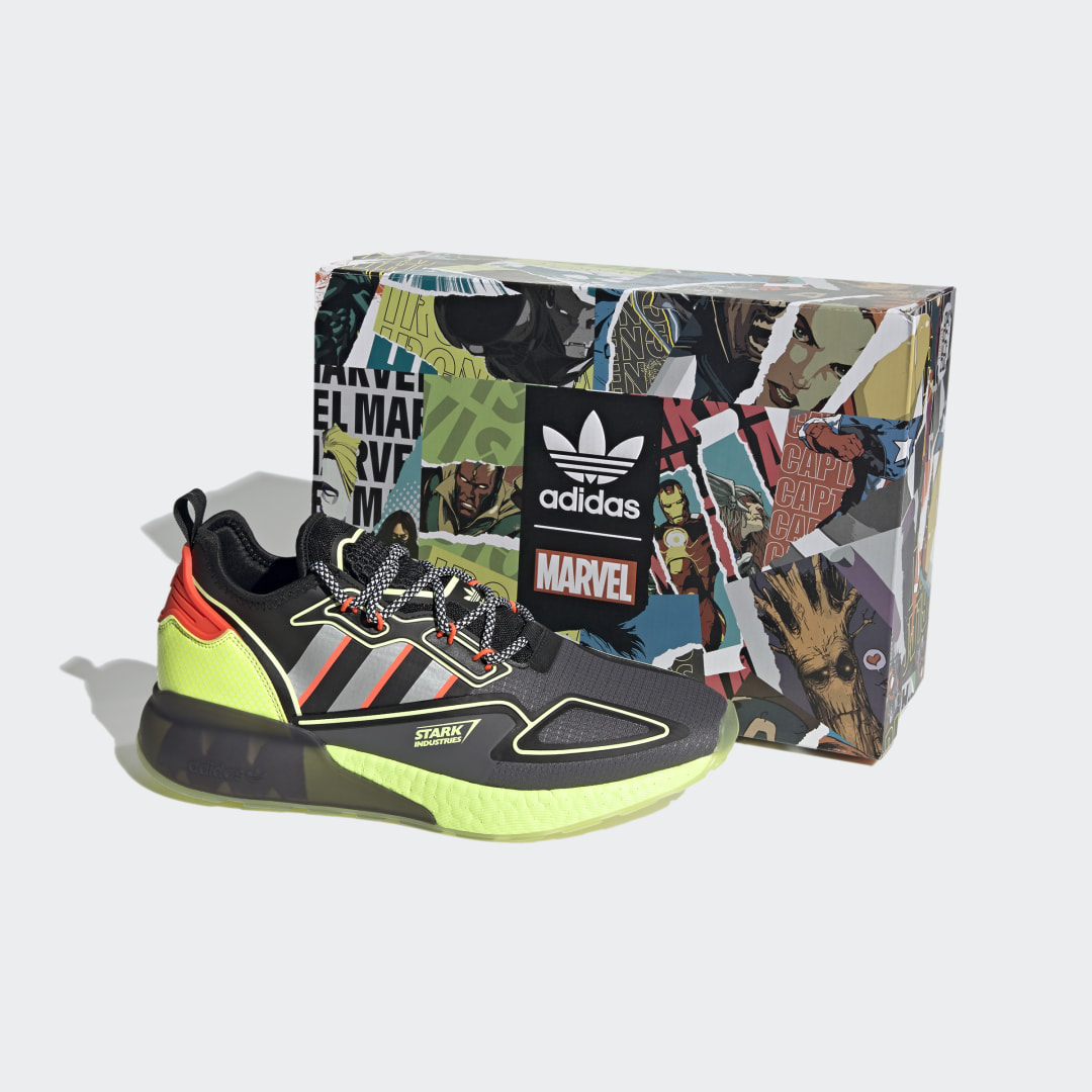 фото Кроссовки zx 2k boost marvel adidas originals