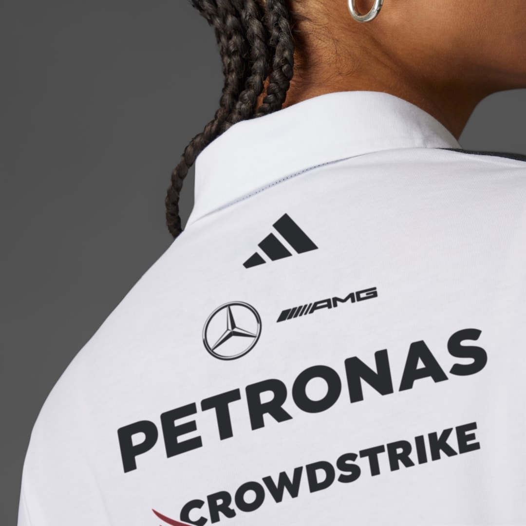 Adidas MERCEDES AMG PETRONAS FORMULA ONE TEAM POLO MET LANGE MOUWEN