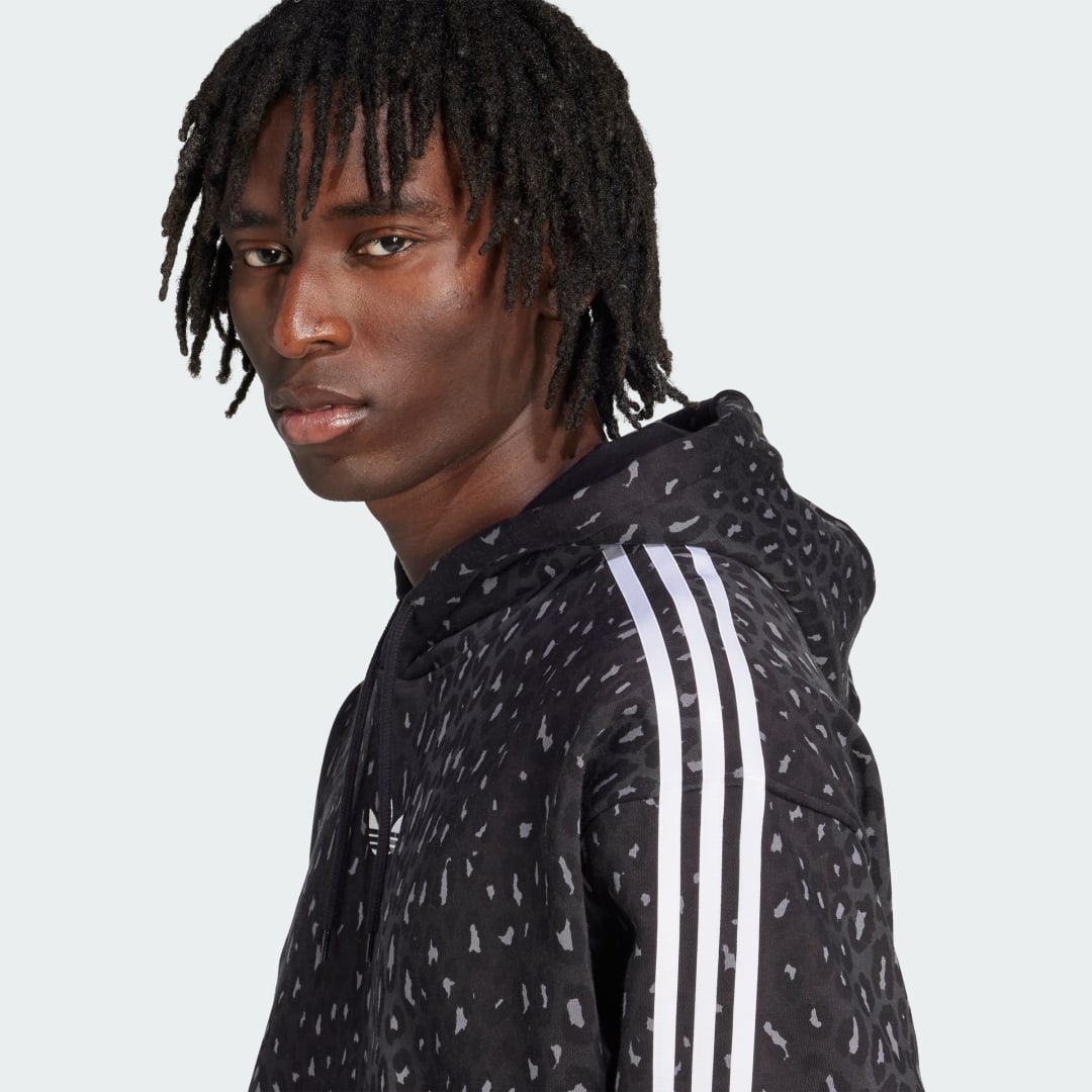 Adidas Leo All Over Print Loose Hoodie
