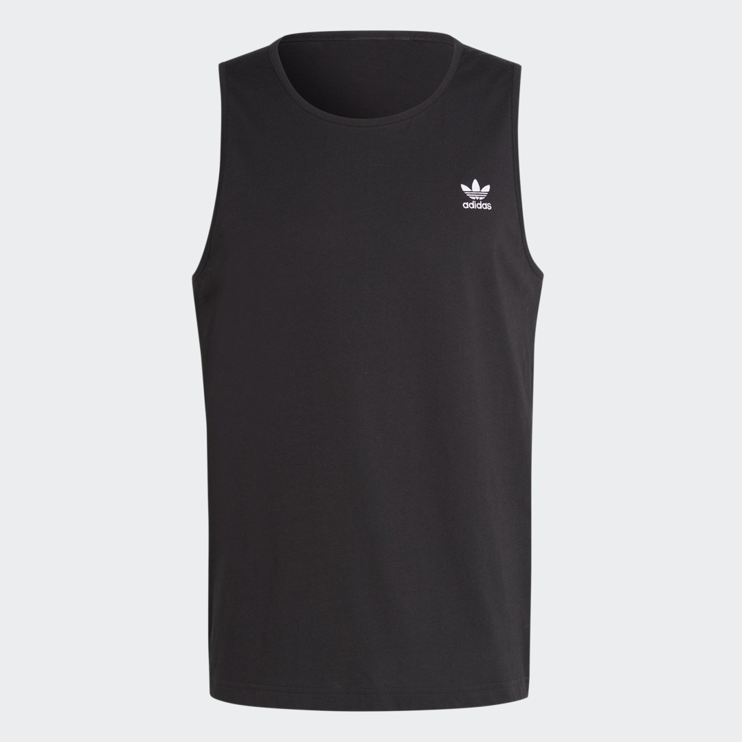 

adidas Playera SIN Mangas Essentials Trifolio Hombre, Negro