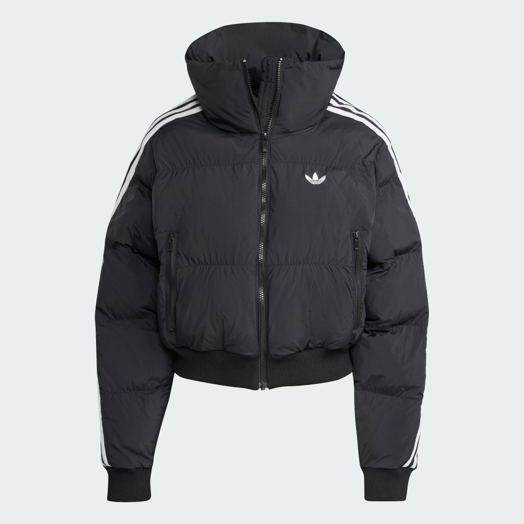 Adidas Adicolor Cropped Synthetisch Dons Pufferjack