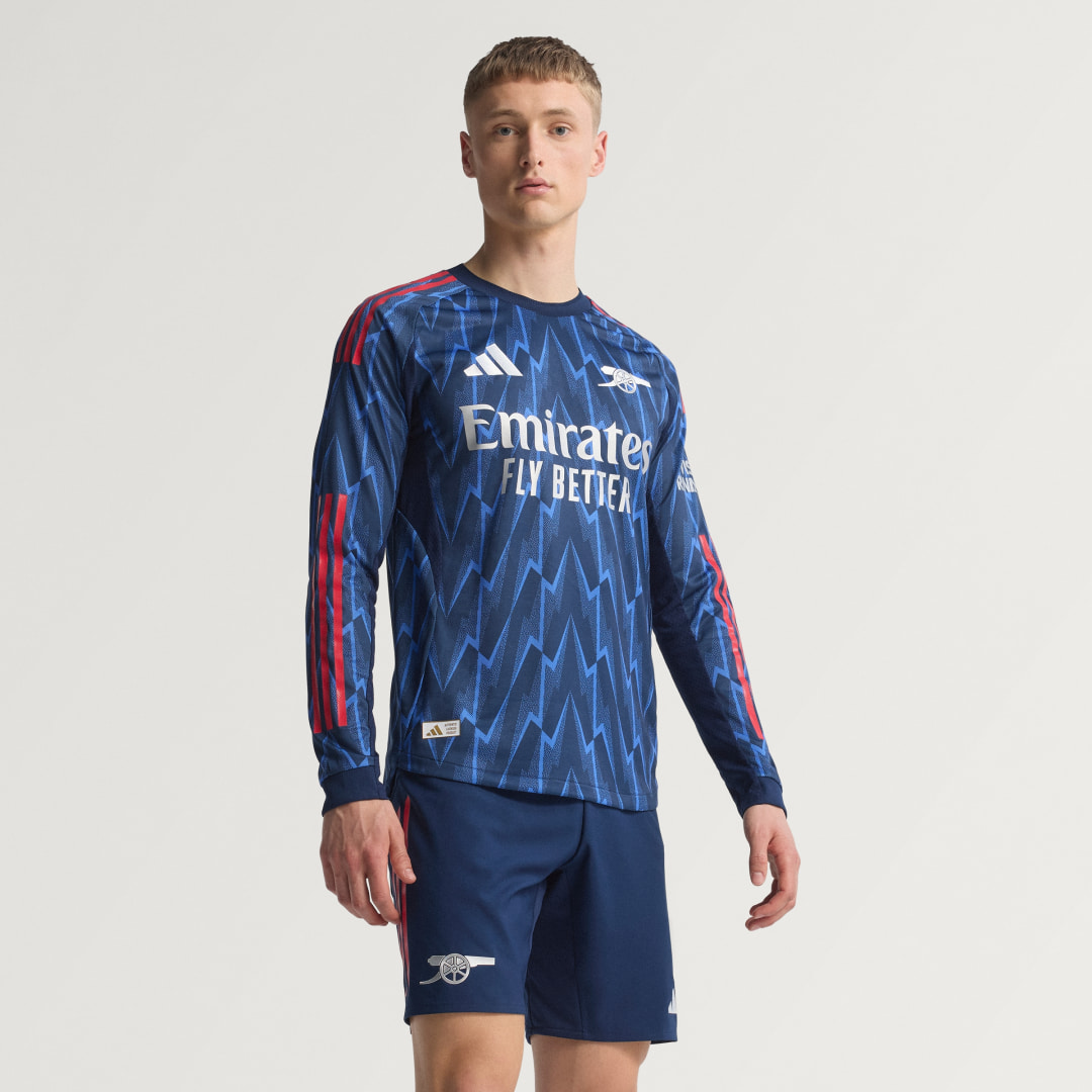 Adidas Arsenal 25 26 Authentiek Uitshirt met Lange Mouwen
